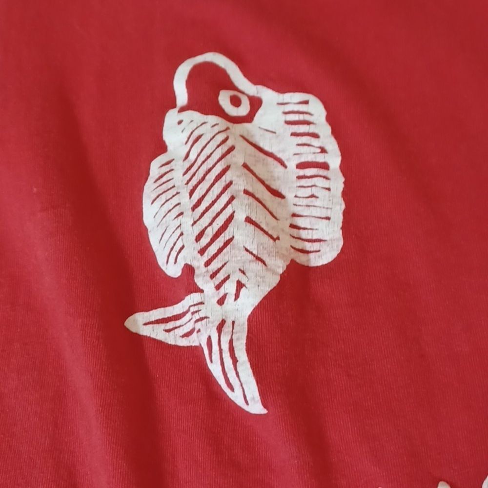 EXIST Red Graphic Print Summer Dress – 100% Cotton, Size Large, - Picture 8 of 9